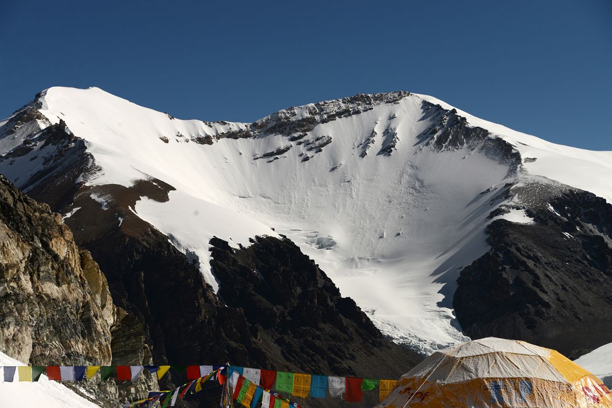 34 Xiangdong Peak Kharta Phu West Close Up From Mount Everest North Face Advanced Base Camp 6400m In Tibet